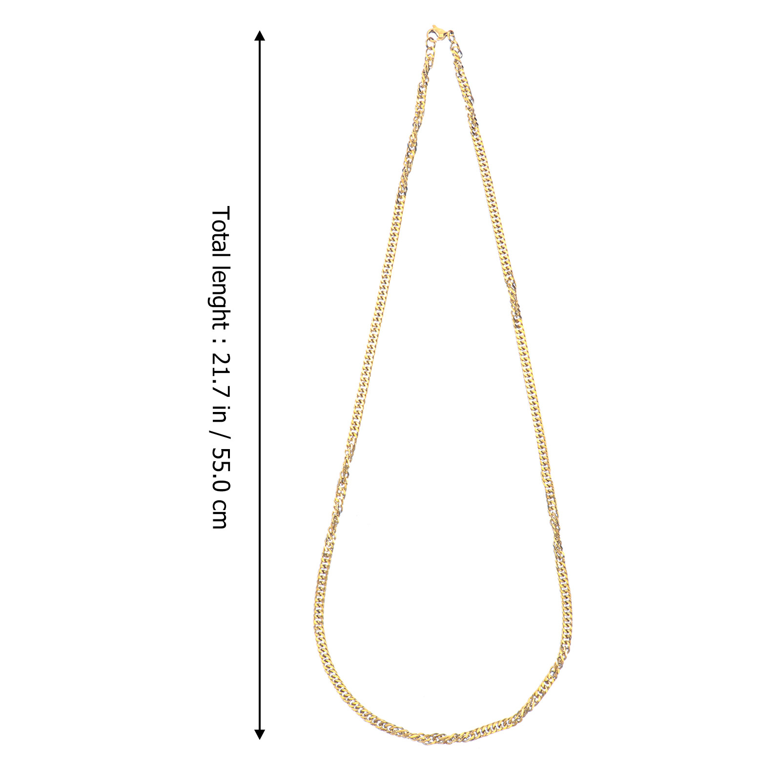 1 Pezzo Collana con Doppia Fib - Men Accessories Chain recensione e prezzo