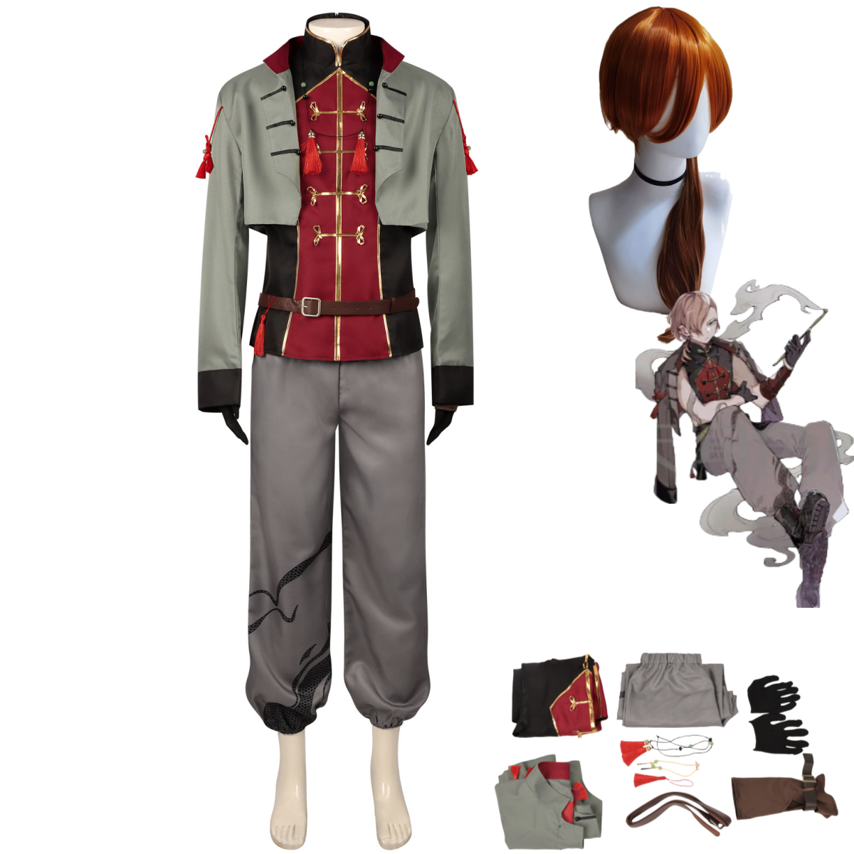 Anime Bungo Stray Dogs Nakahar - Men Accessories For Suit recensione e prezzo