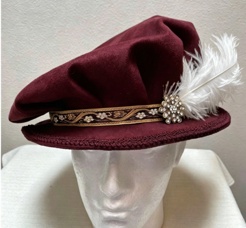 Cappello da poeta in camoscio  - Men Accessories Hat recensione e prezzo