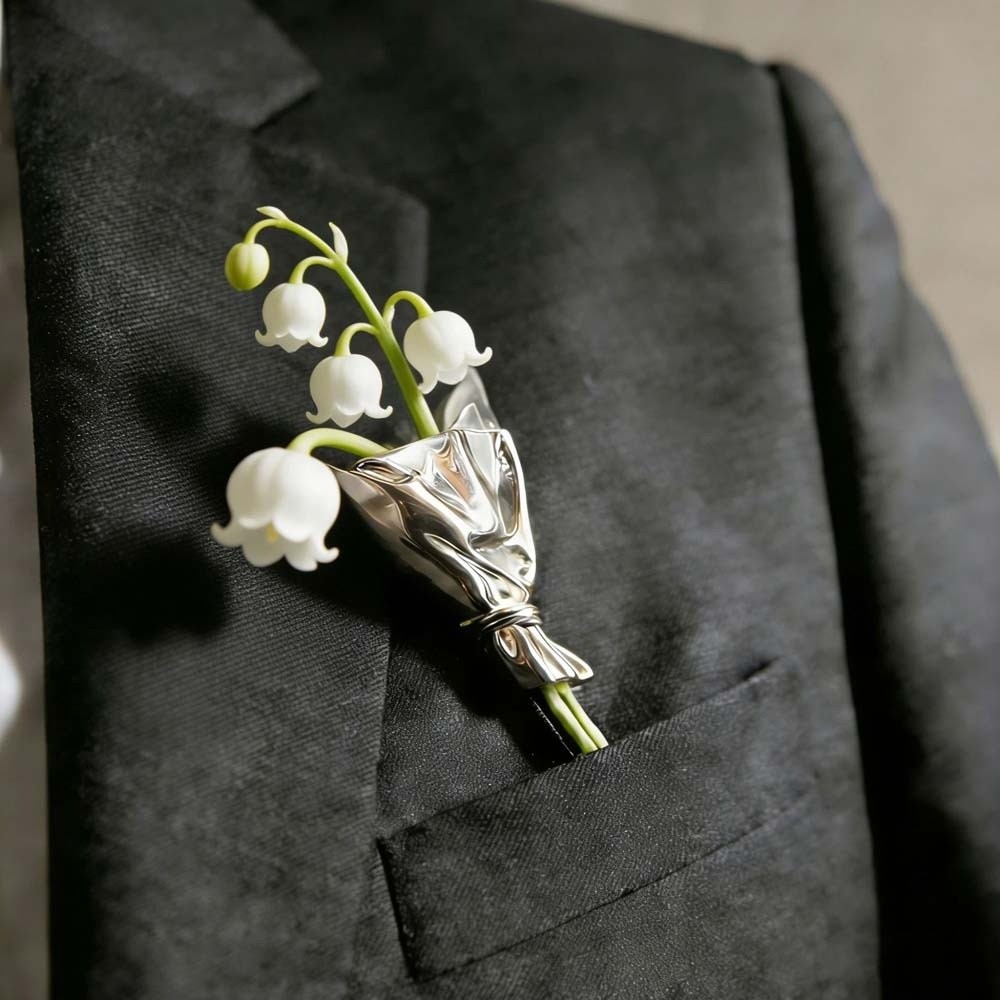 Spilla Vintage con Fiore Inser - Men Accessories Bouquet recensione e prezzo