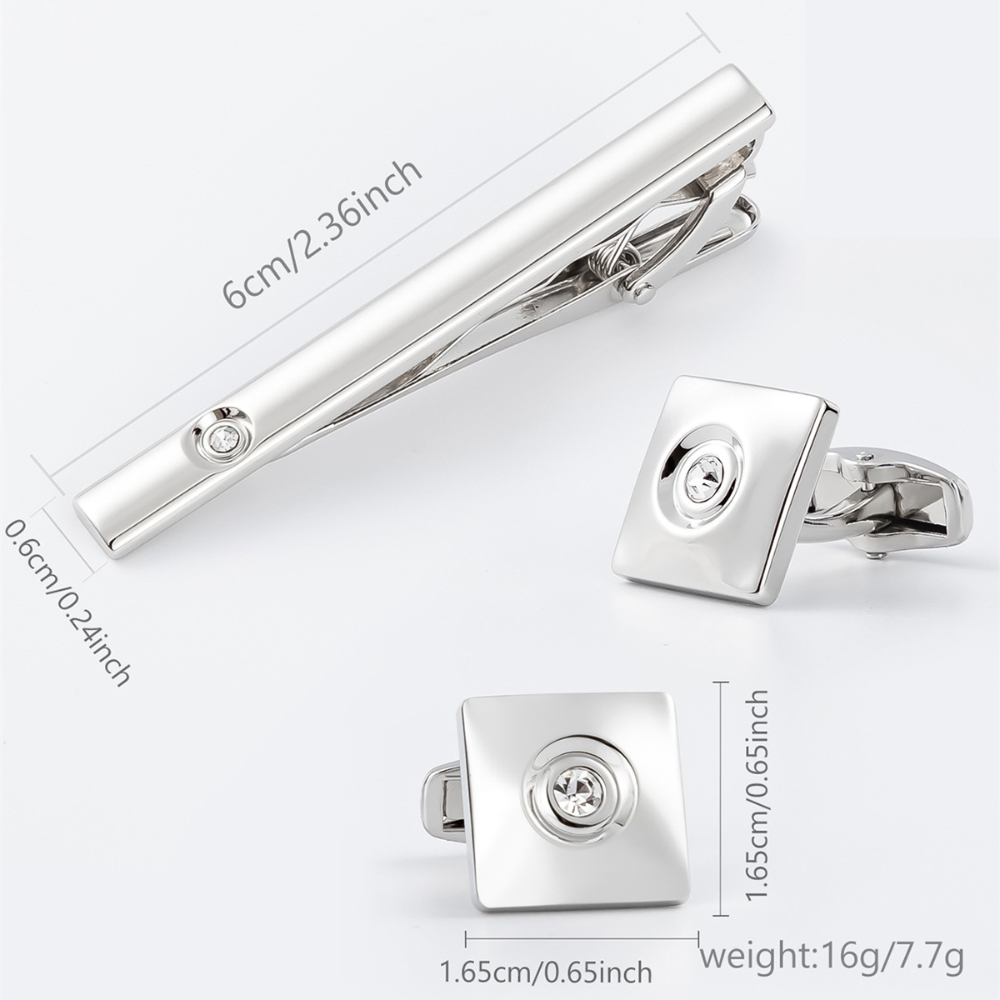 Set di Fermacravatta e Gemelli - Tie Clip Set recensione e prezzo