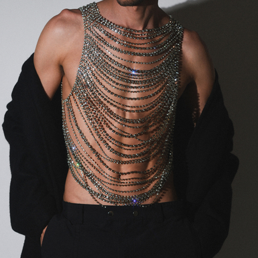 Moda lussuosa bling uomo donna - Men Accessories Chain recensione e prezzo
